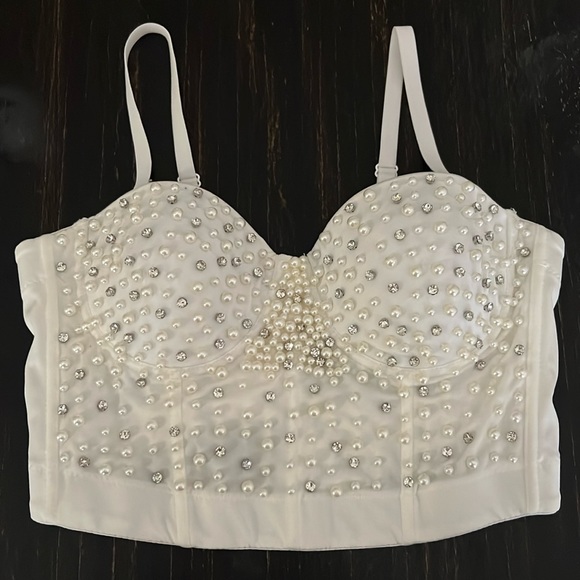Beaded Corset Top - Picture 1 of 5